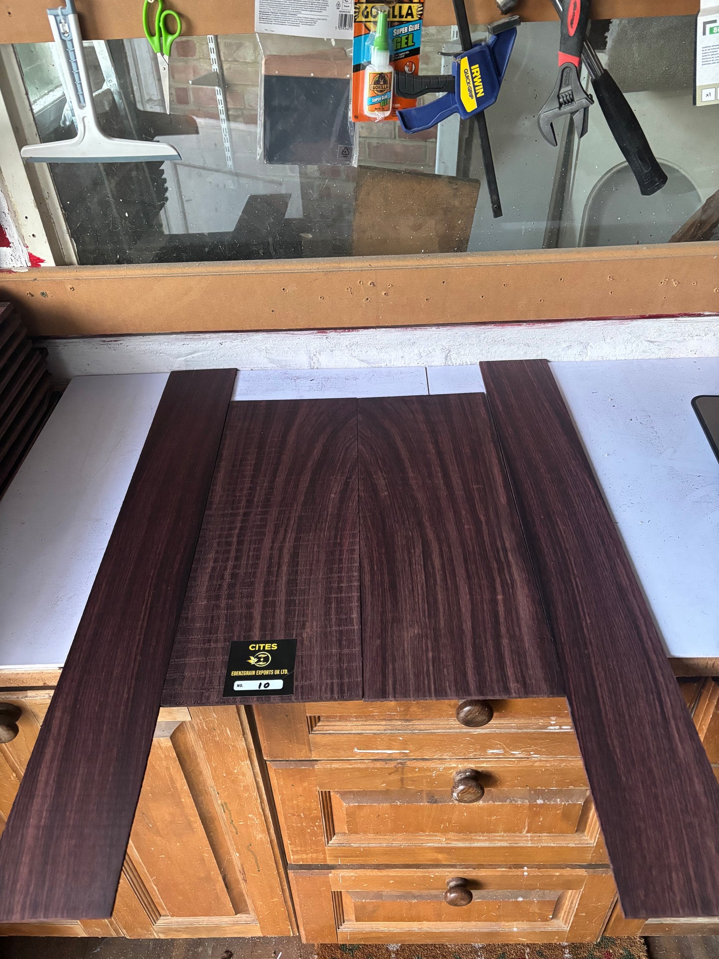 Indian rosewood back and side FIGURED(Classical)550/200/4.5 - 850/110/4.5