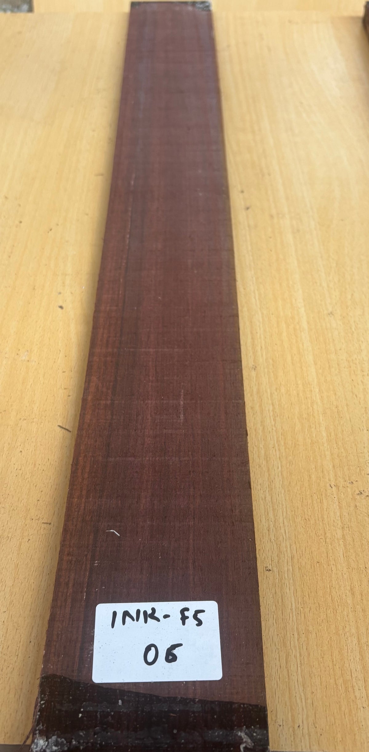 INDIAN ROSEWOOD 5 STRING GUITAR FINGER BOARD 725/80-85/9MM 06