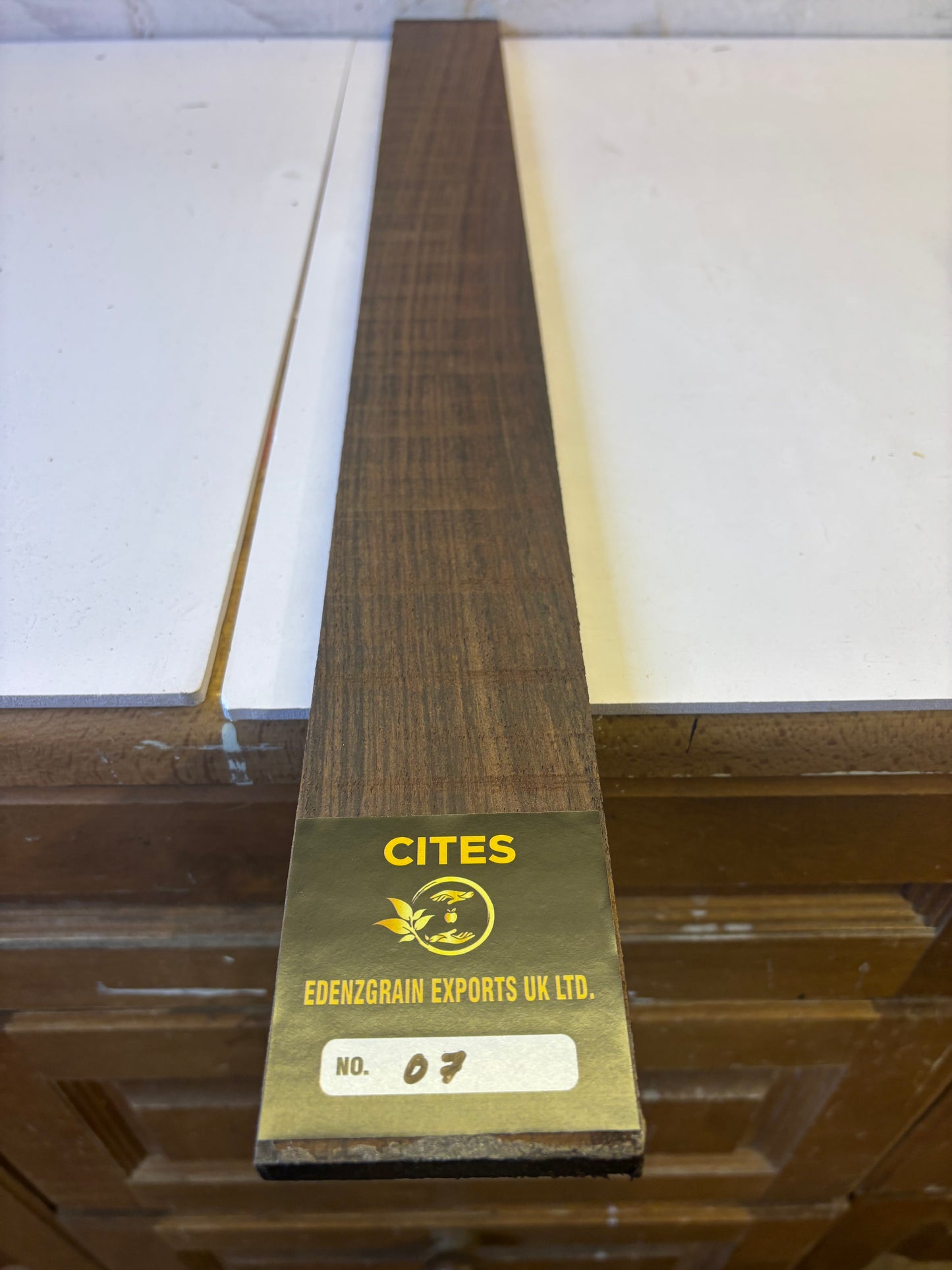 Indian rosewood finger boards bass 720/68-70/9MM