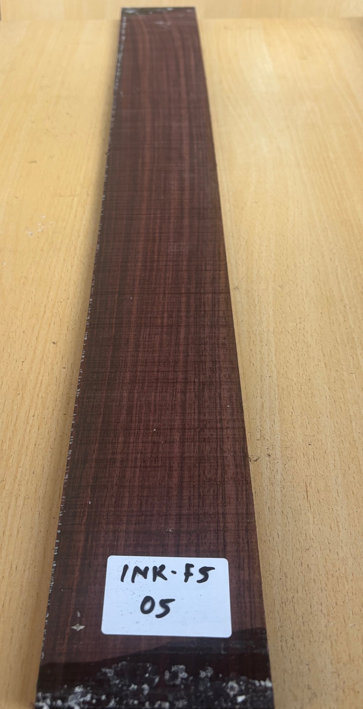 INDIAN ROSEWOOD 5 STRING GUITAR FINGER BOARD 725/80-85/9MM 05