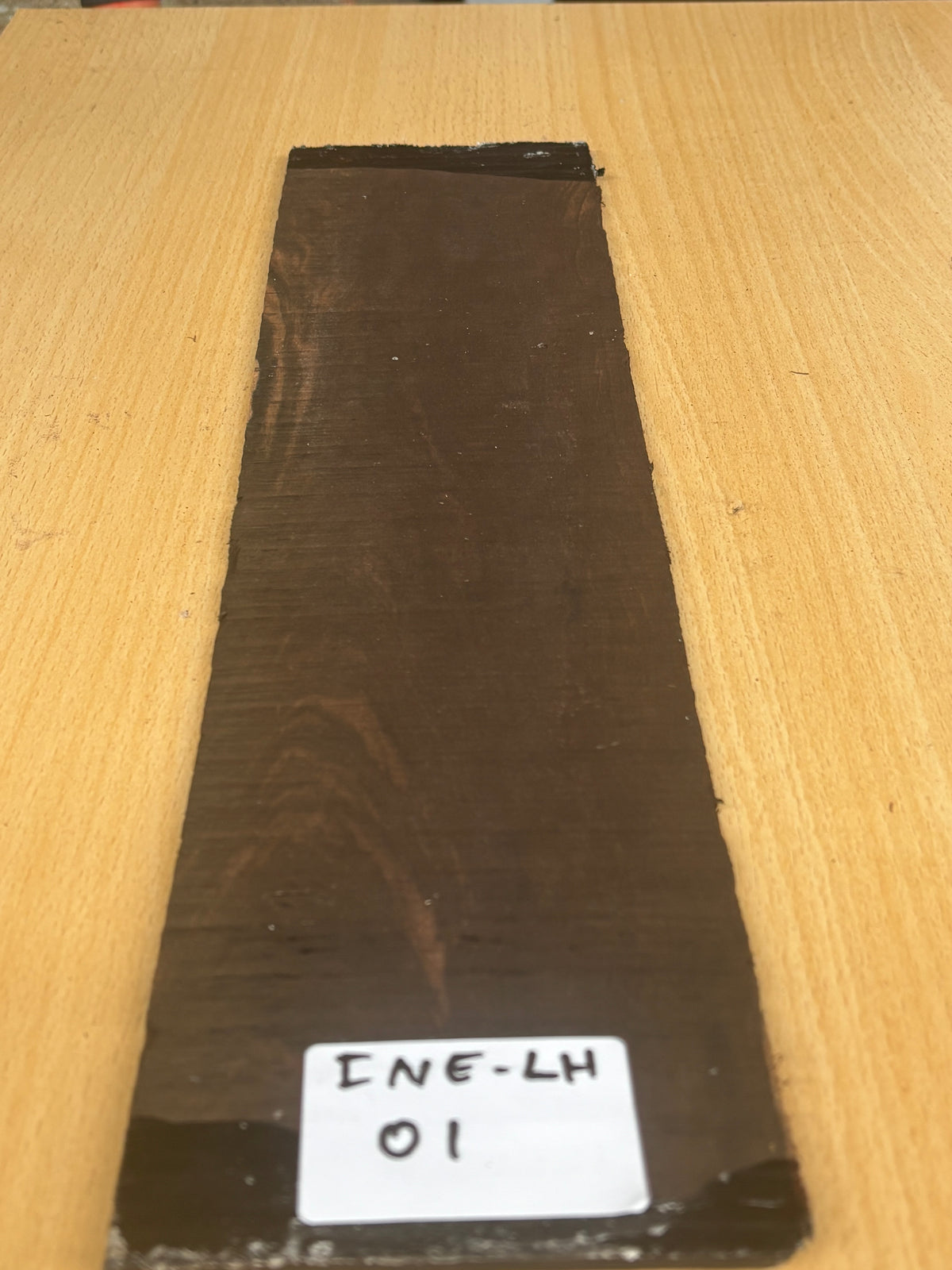 INDIAN EBONY EXTRA LARGE HEAD PLATES 400/100/3.5MM INE LH 01