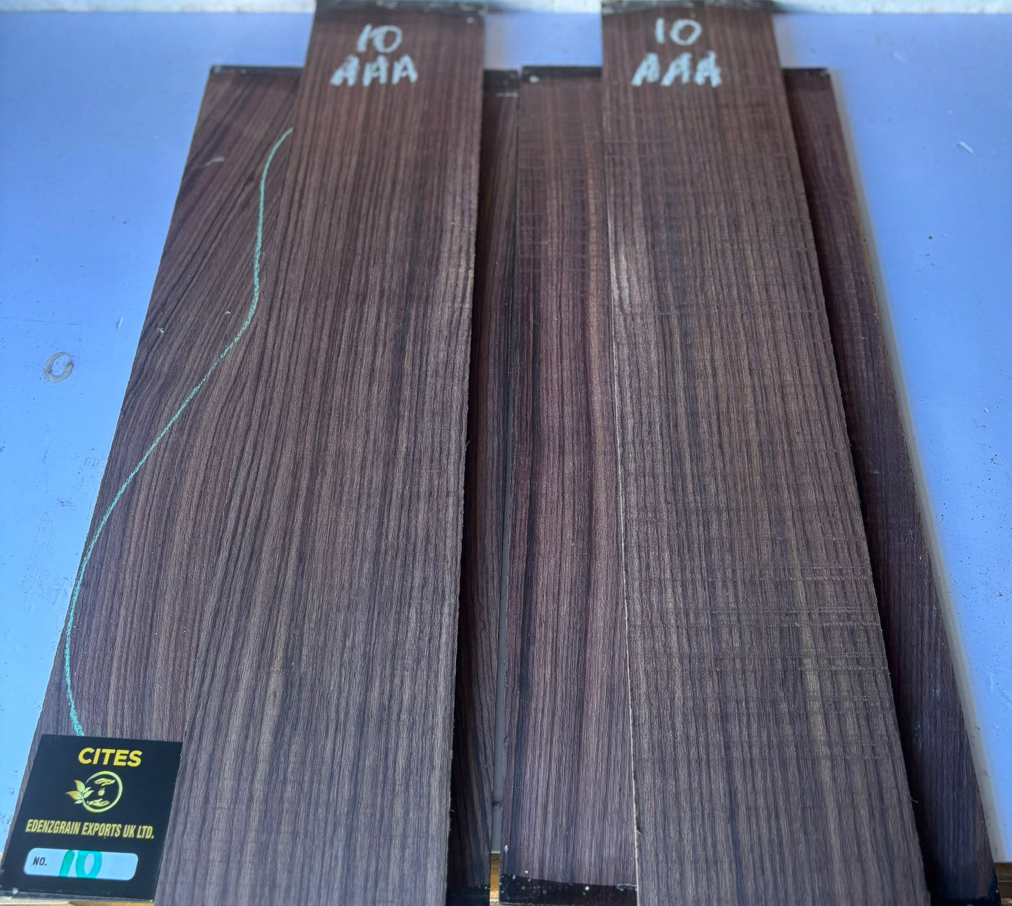 Indian Rosewood Back And Sides 10 AAA (Western)