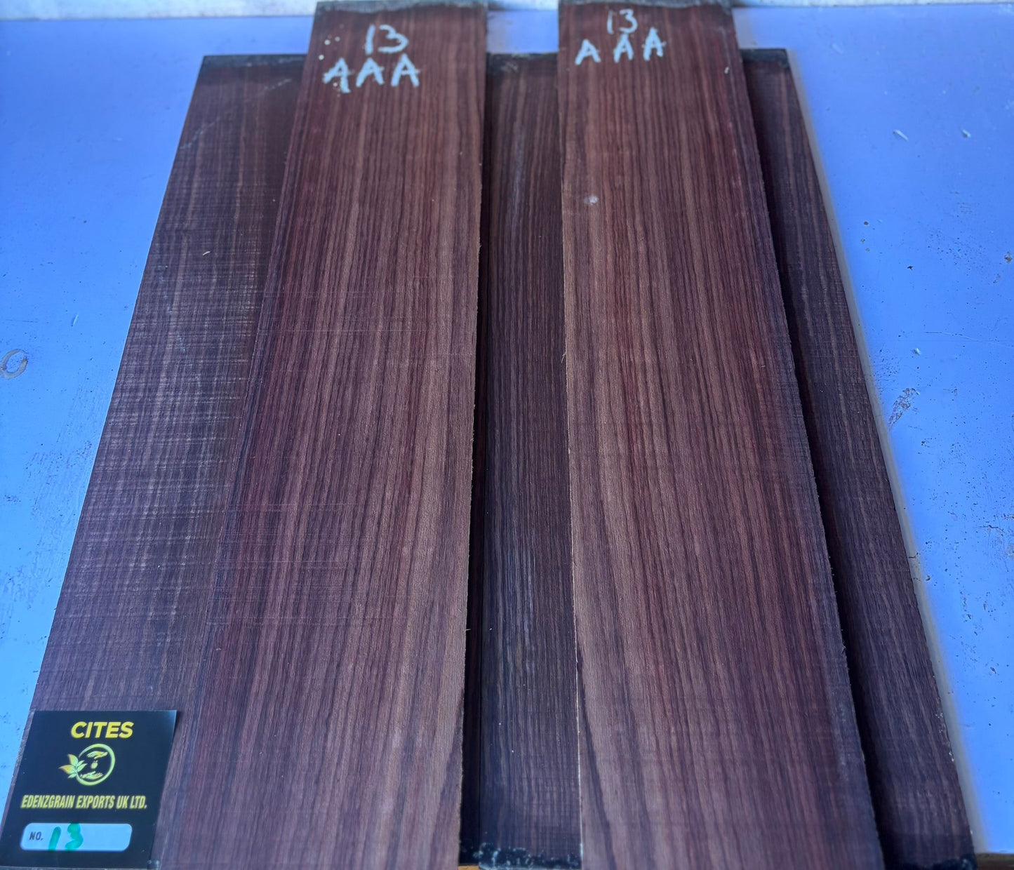 Indian Rosewood Back And Sides 13 AAA (Western)