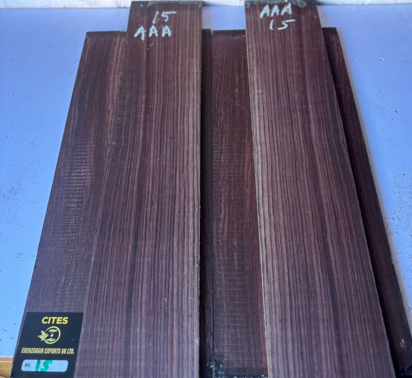 Indian Rosewood Back And Sides 15 AAA (Western)