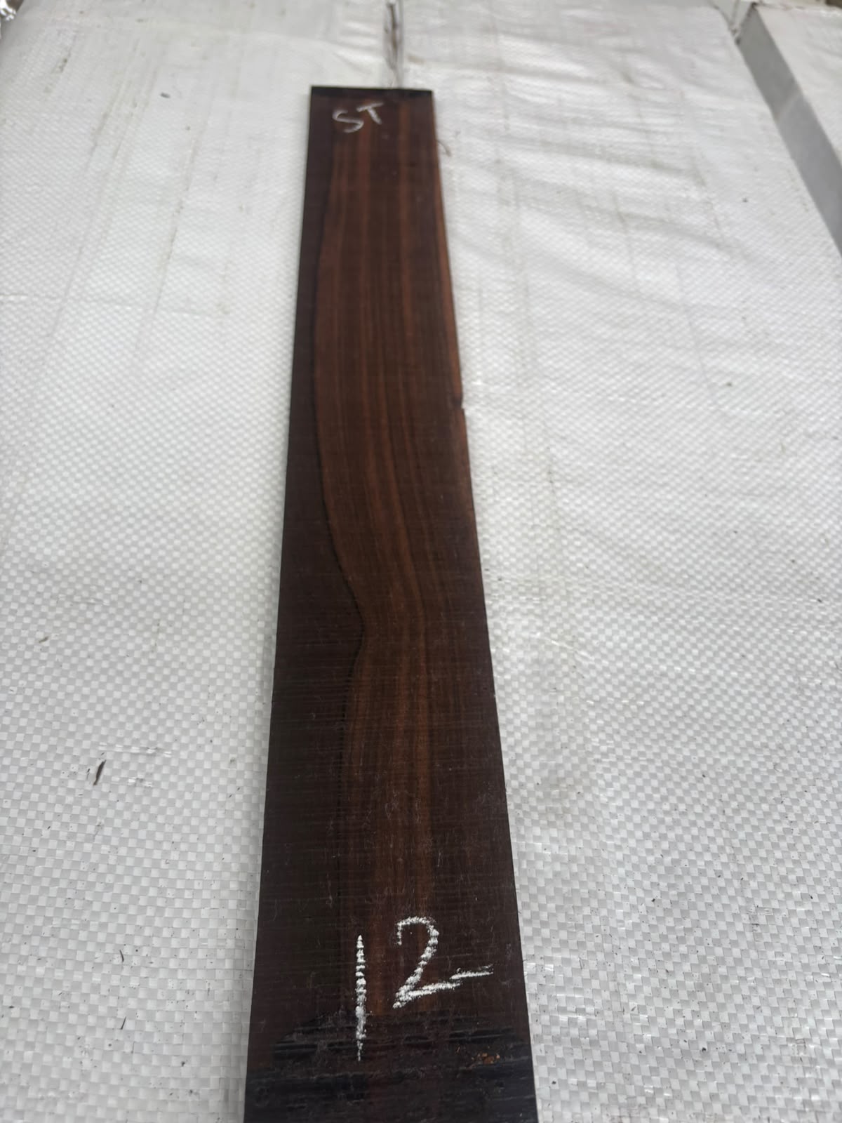 Indian Ebony Finger Boards Striped 12
