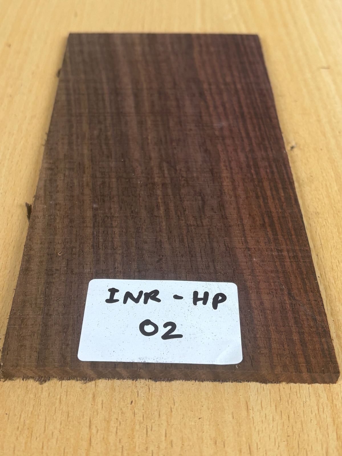 INDIAN ROSEWOOD HEAD PLATES 200/100/3.5MM INR HP 02