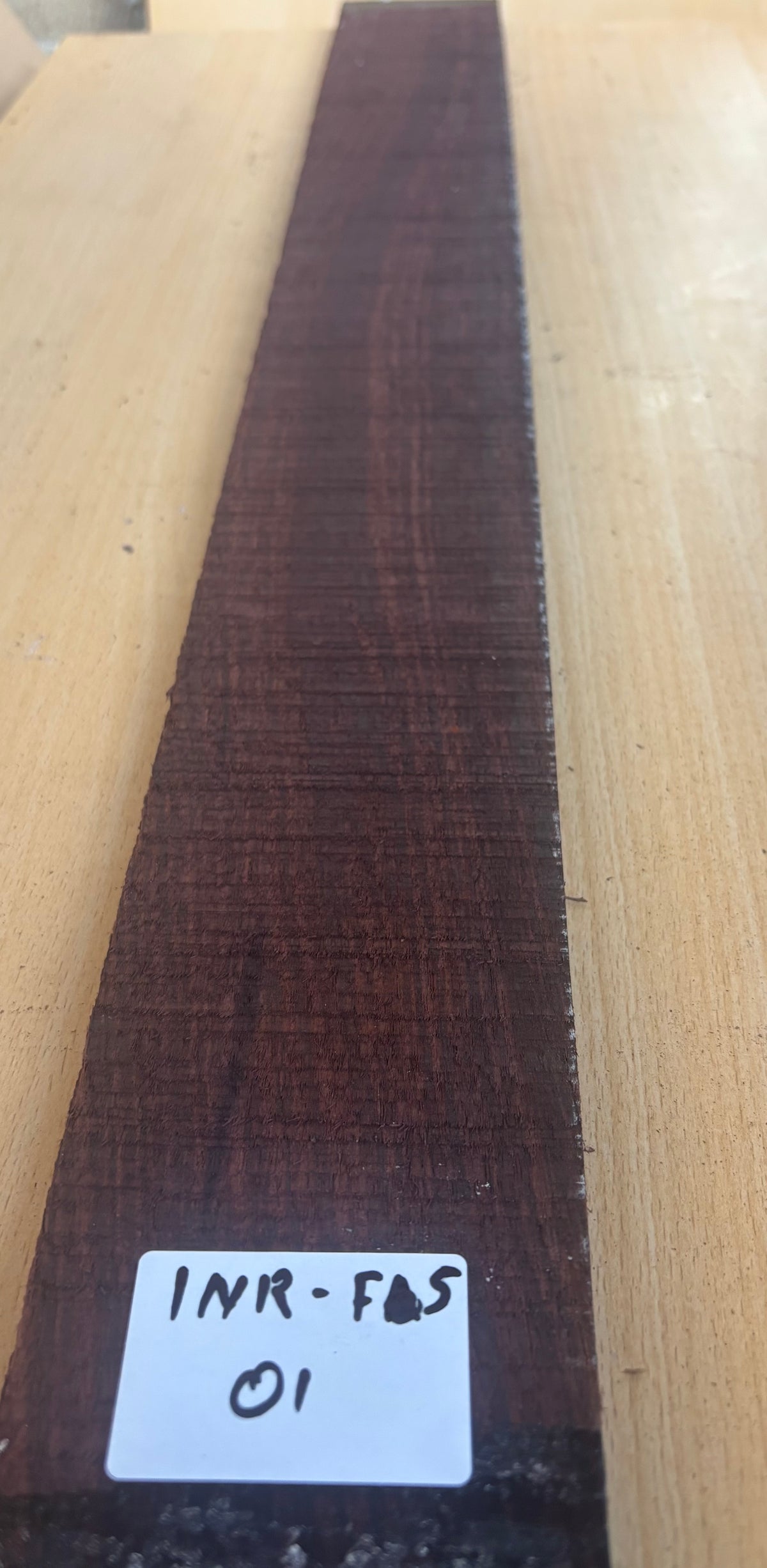 INDIAN ROSEWOOD 5 STRING GUITAR FINGER BOARDS 725/80-85/9mm 01