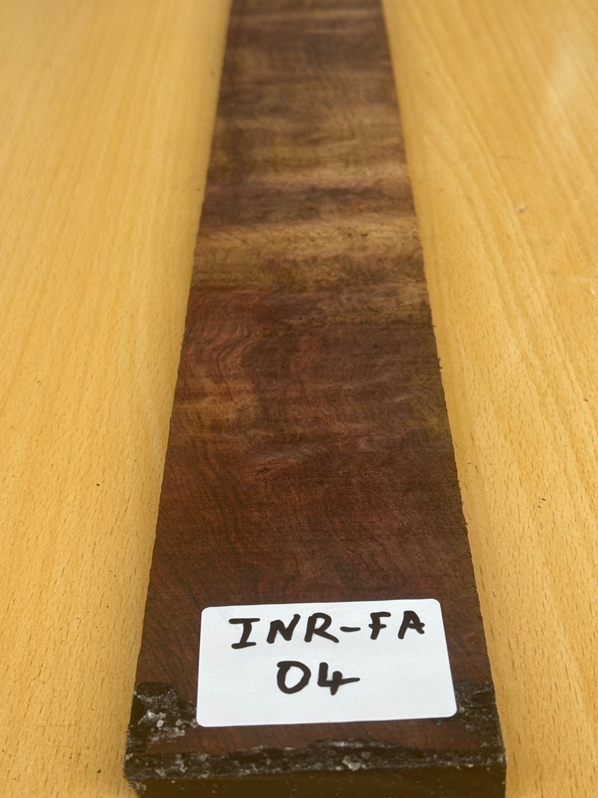 INDIAN ROSEWOOD FINGER BOARDS FIGURED 530/60-70/10MM INR FA 04