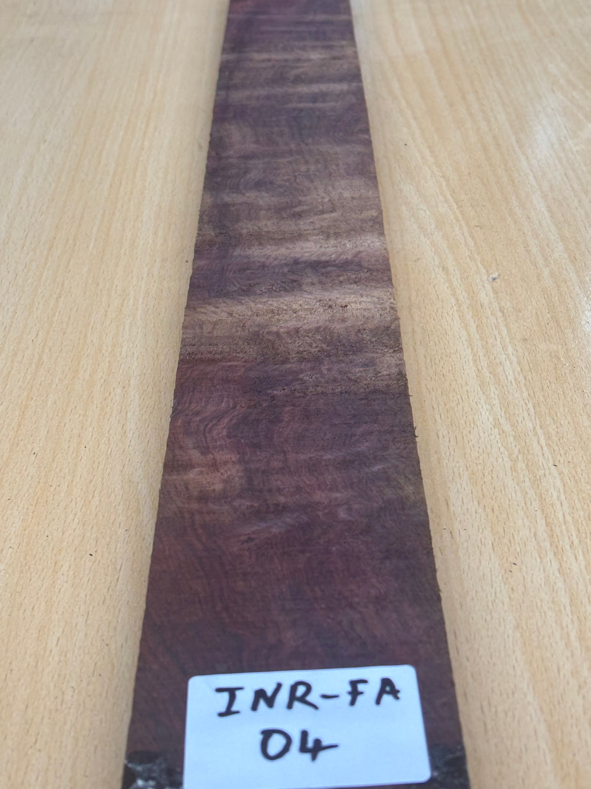 INDIAN ROSEWOOD FINGER BOARDS FIGURED 530/60-70/10MM INR FA 04