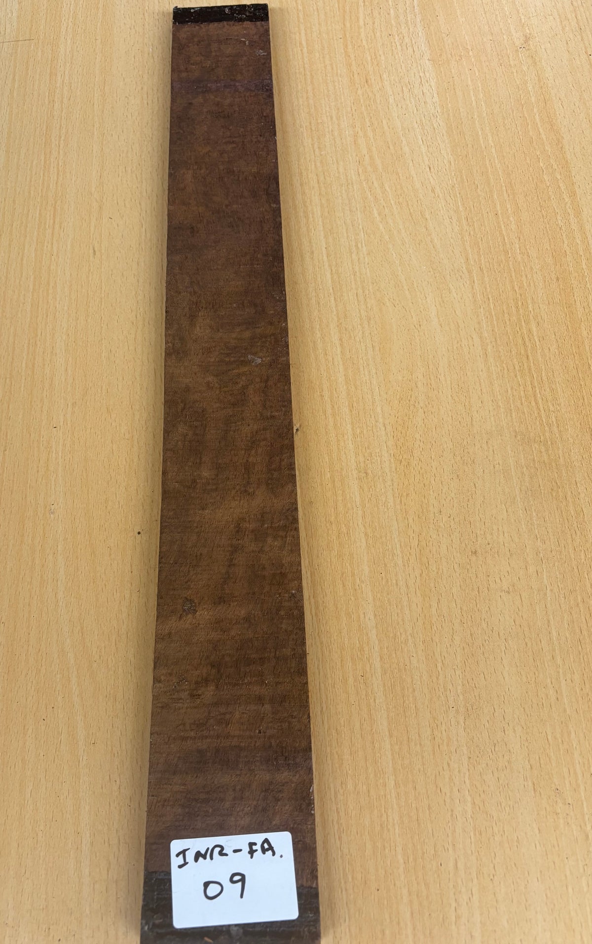 INDIAN ROSEWOOD FINGER BOARDS FIGURED 530/60-70/10MM INR FA 09