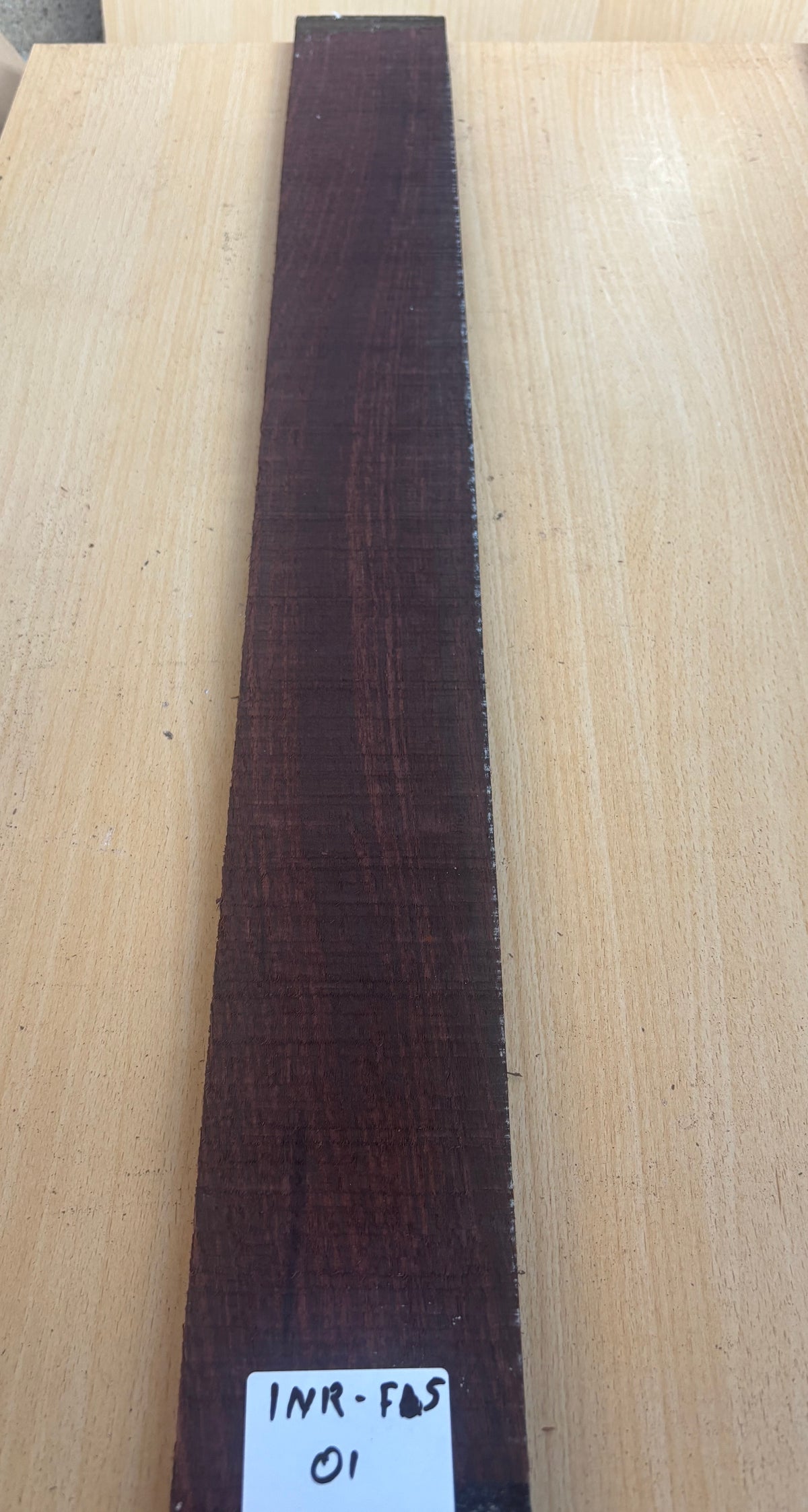 INDIAN ROSEWOOD 5 STRING GUITAR FINGER BOARDS 725/80-85/9mm 01