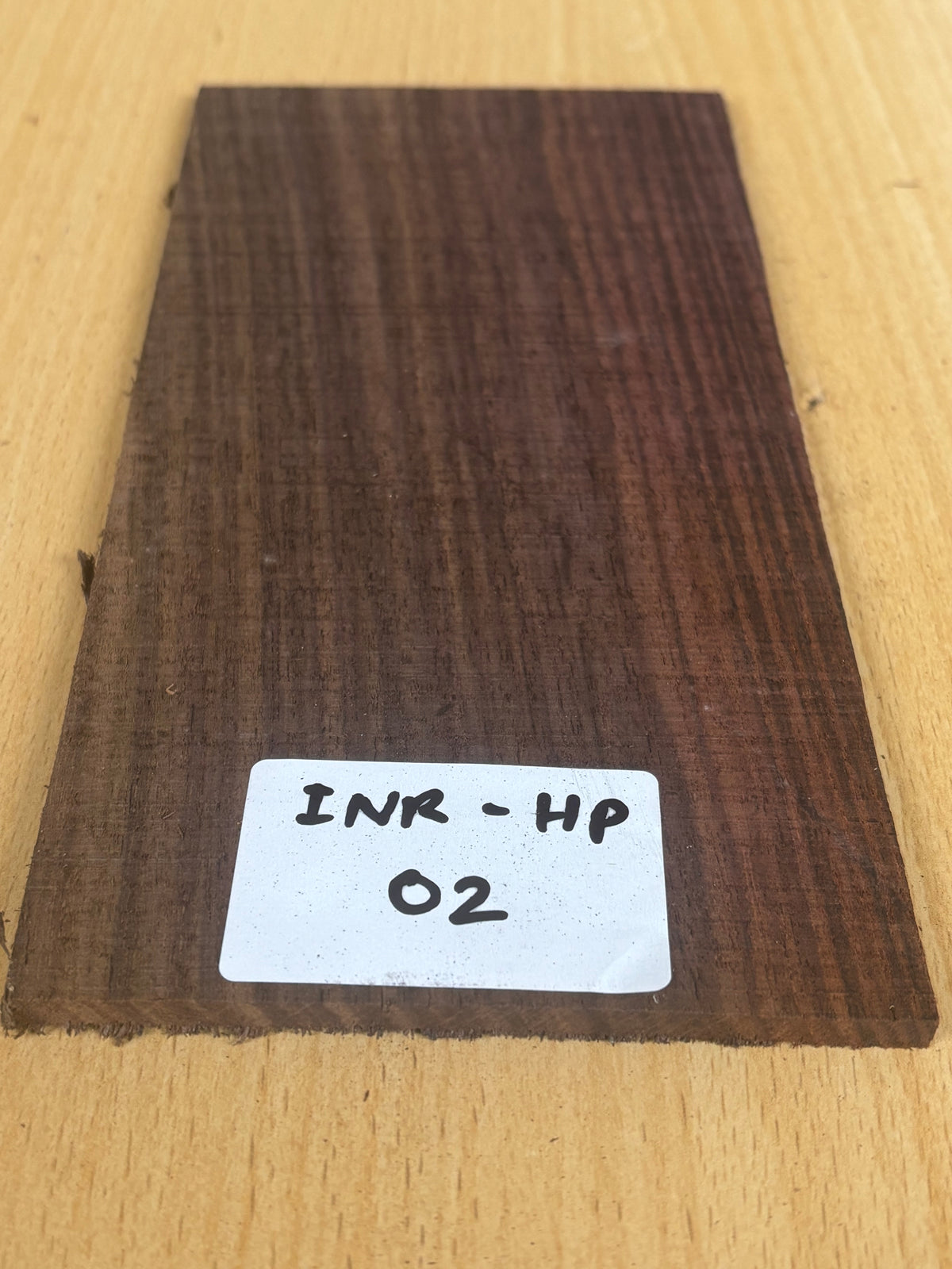 INDIAN ROSEWOOD HEAD PLATES 200/100/3.5MM INR HP 02