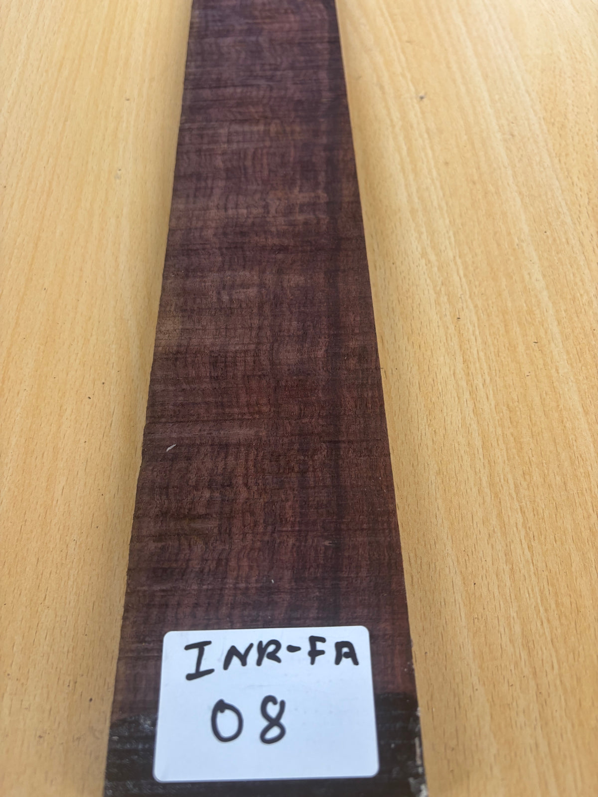 INDIAN ROSEWOOD FINGER BOARDS FIGURED 530/60-70/10MM INR FA 08