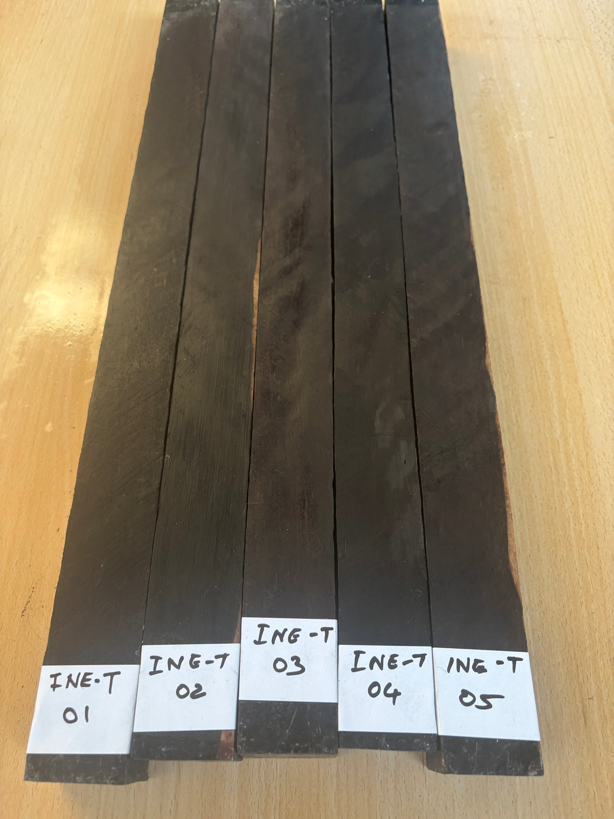 INDIAN EBONY TURNING BLANKS 500/38/38MM INE T 01 -05