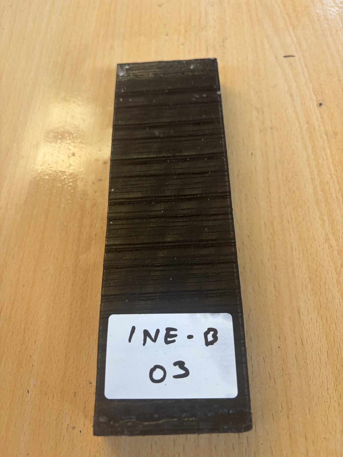 INDIAN EBONY BRIDGE BLANK 200/50/12MM INE BR 01-05