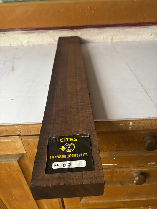 Indian rosewood neck blanks