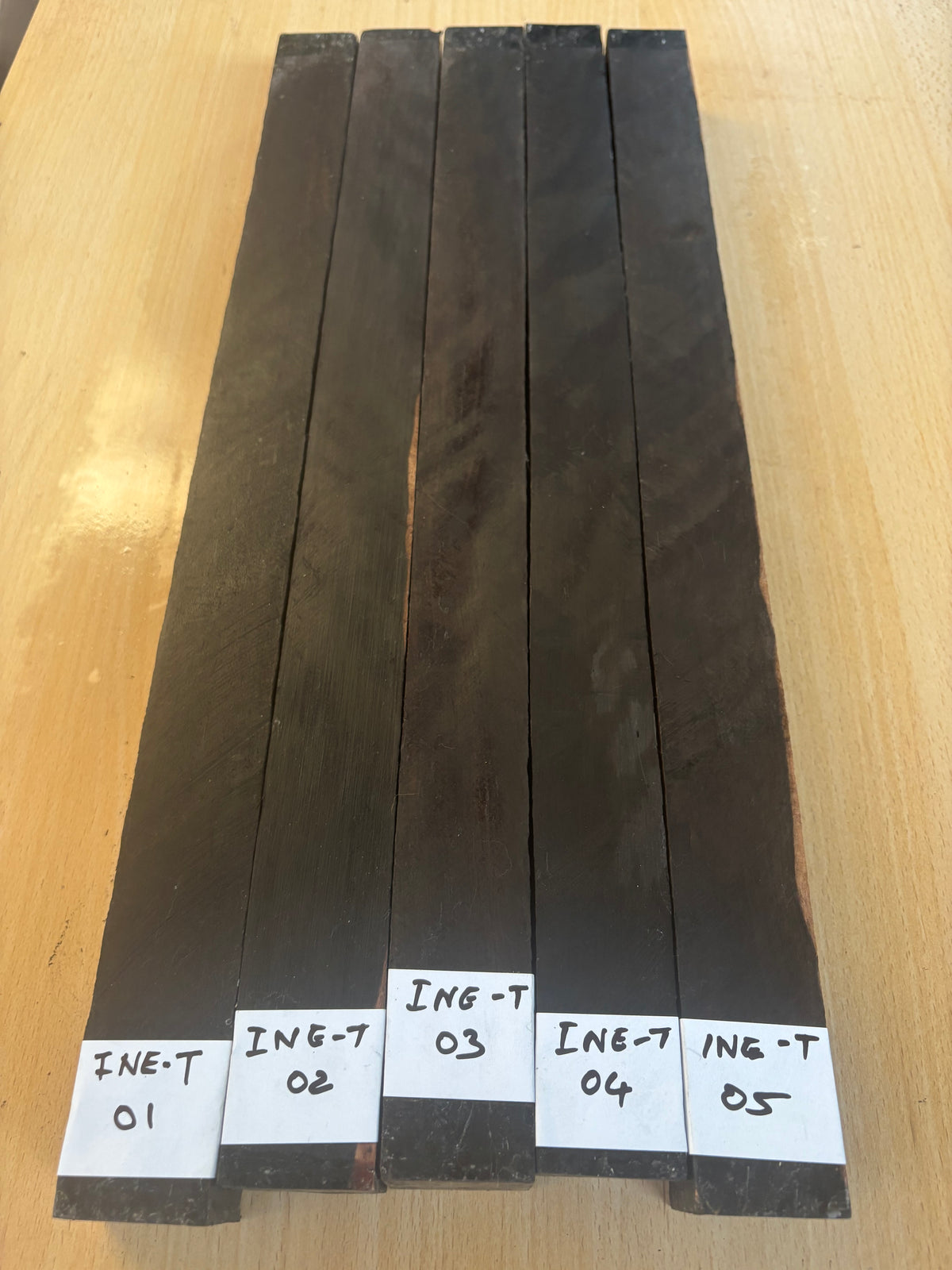 INDIAN EBONY TURNING BLANKS 500/38/38MM INE T 01 -05