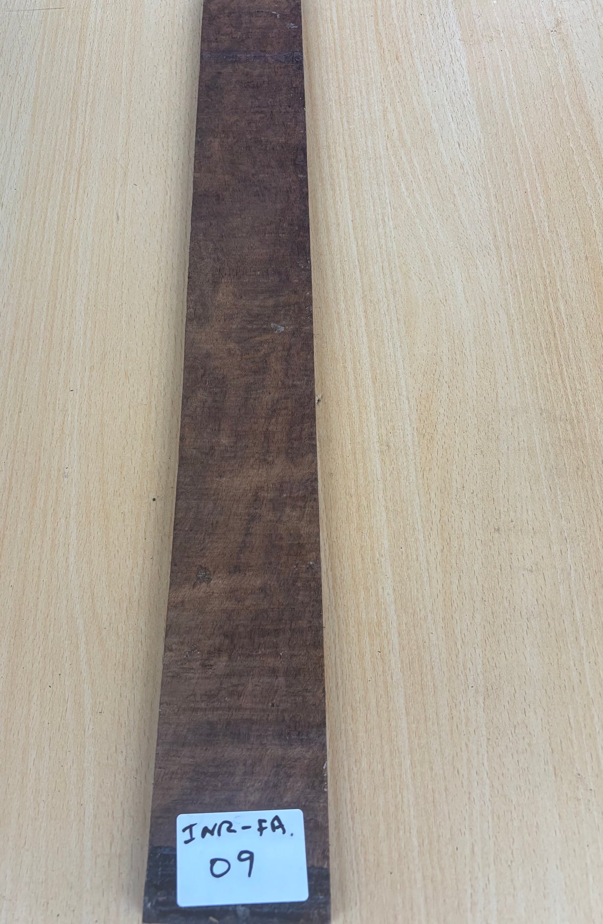 INDIAN ROSEWOOD FINGER BOARDS FIGURED 530/60-70/10MM INR FA 09