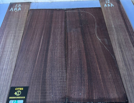 Indian Rosewood Back And Sides 12 AAA (Western)