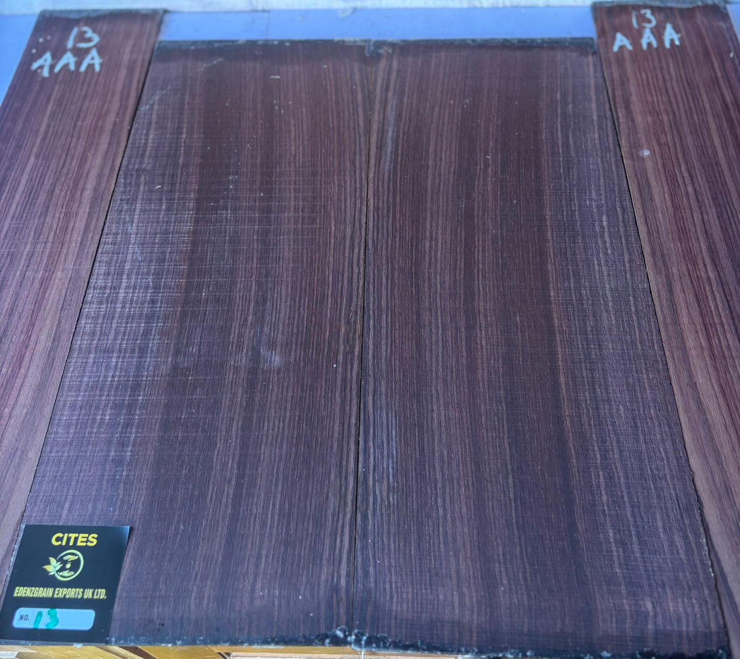 Indian Rosewood Back And Sides 13 AAA (Western)