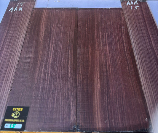 Indian Rosewood Back And Sides 15 AAA (Western)