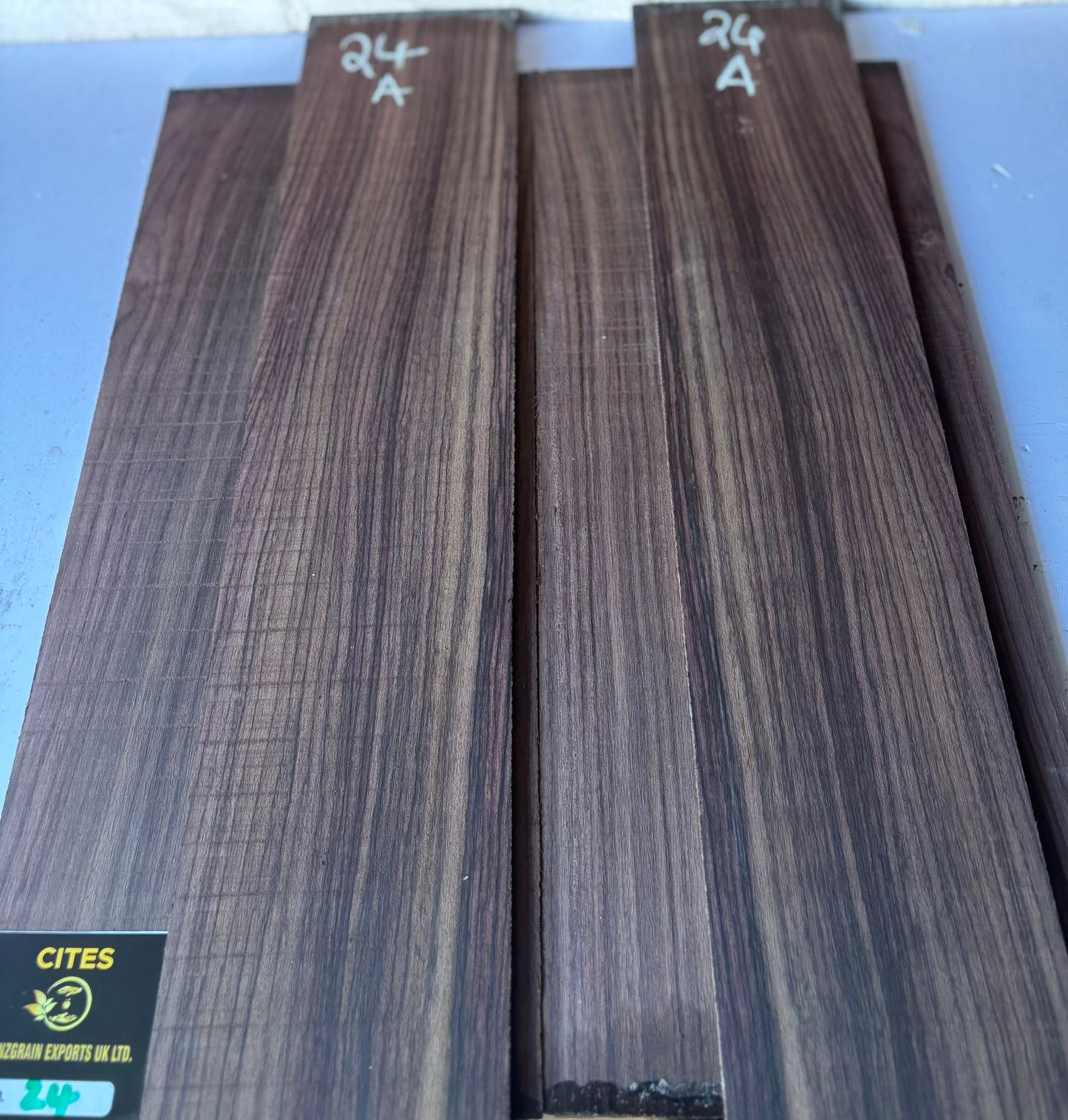 Indian Rosewood Back And Sides 24 A (Western)
