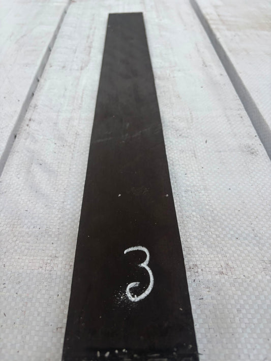 Indian Ebony Jet Black Finger Boards 3 AA