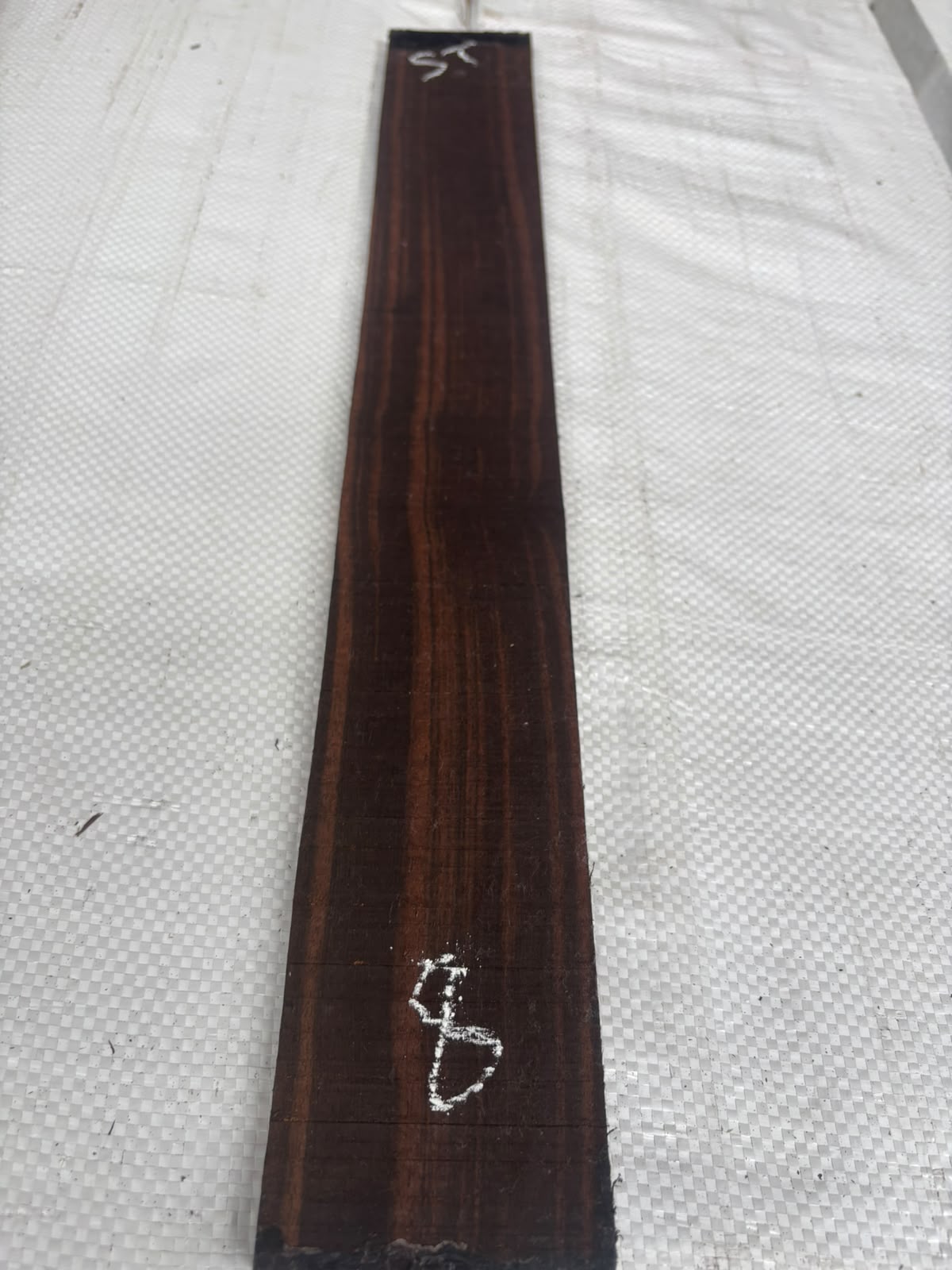 Indian Ebony Finger Boards Striped 8
