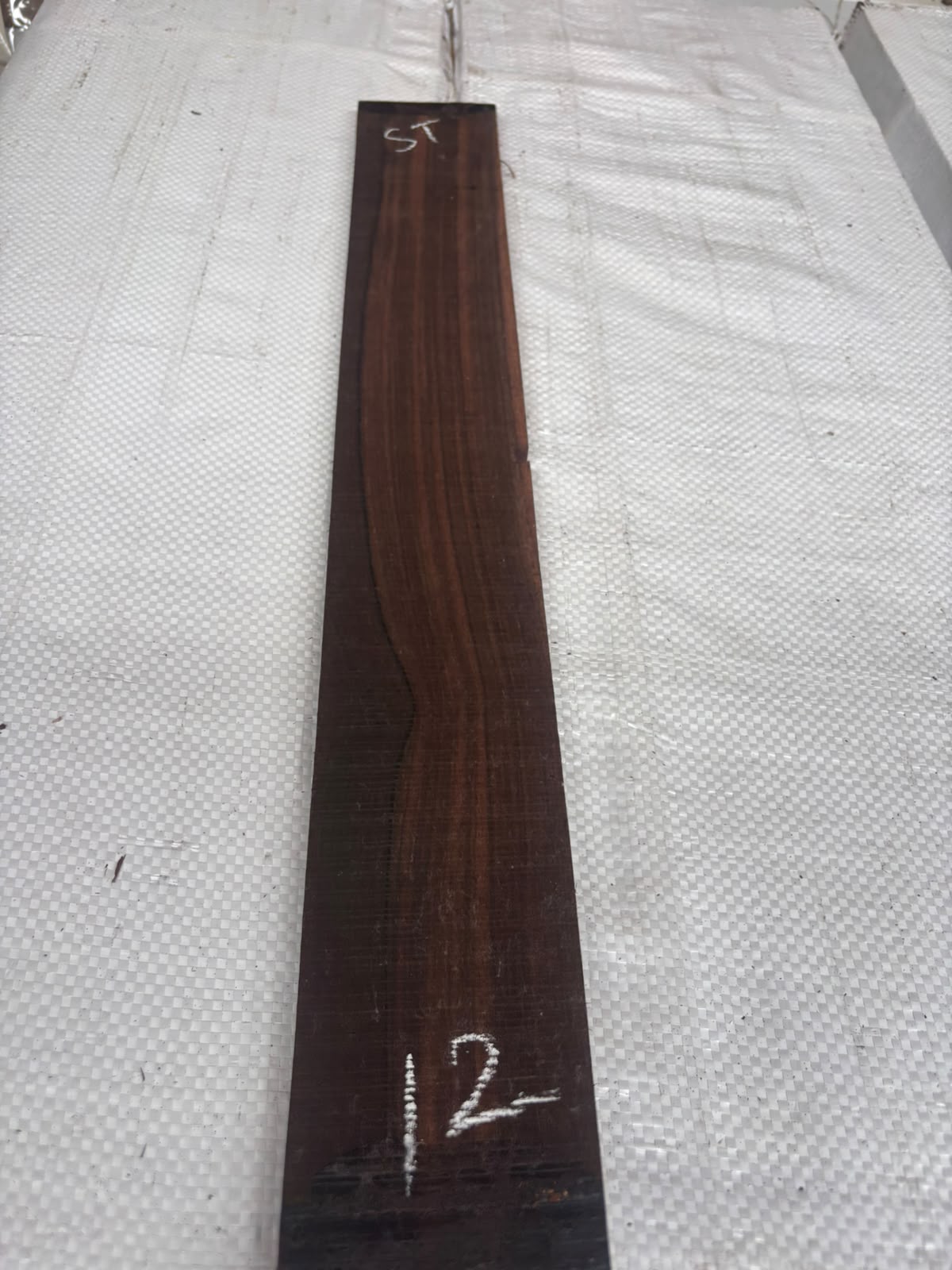 Indian Ebony Finger Boards Striped 12